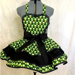 Alien Encounters Themed Custom Handmade Apron